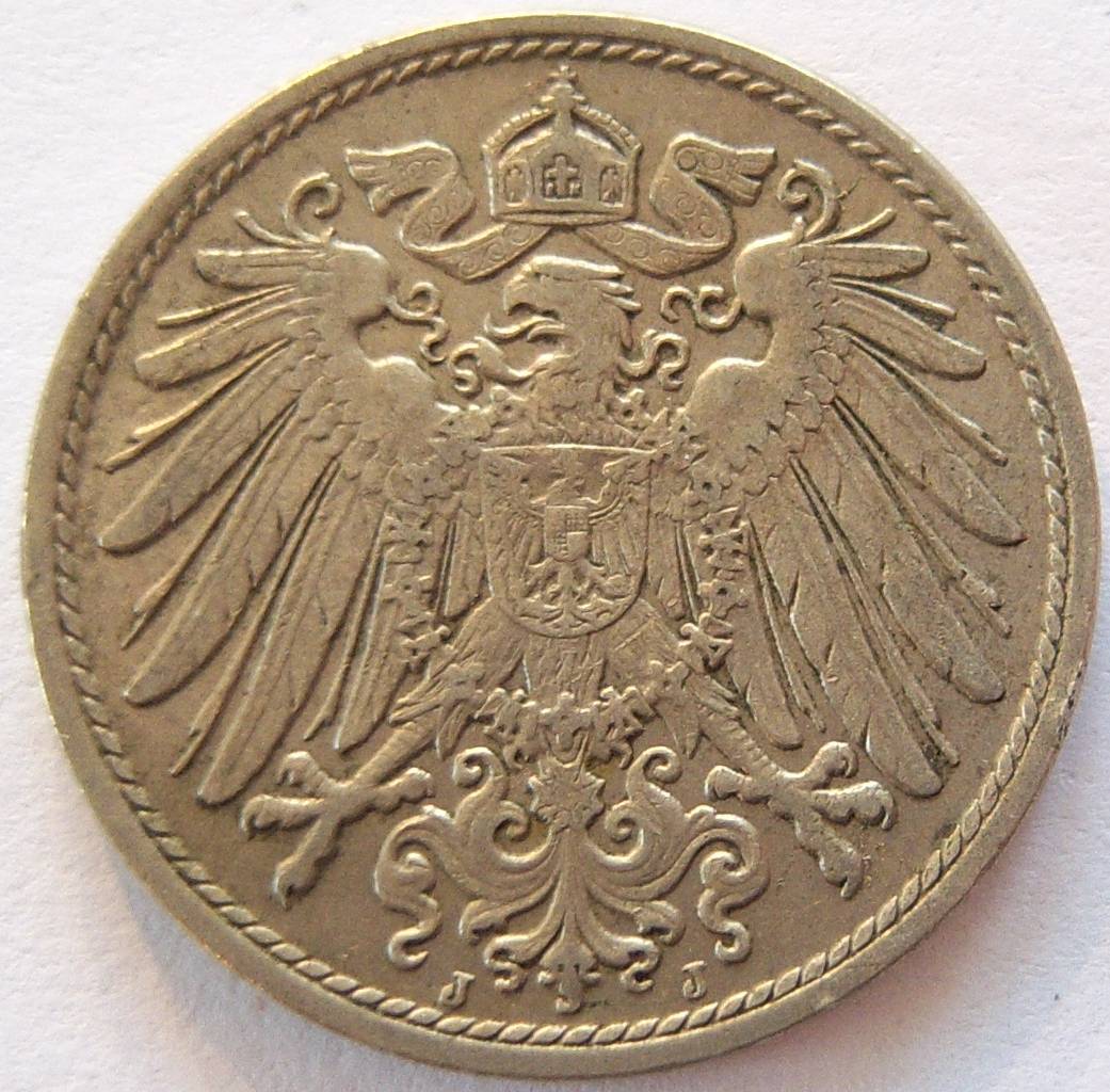 Deutsches Reich 10 Pfennig 1915 J   
