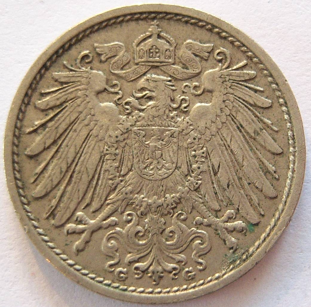  Deutsches Reich 10 Pfennig 1912 G   