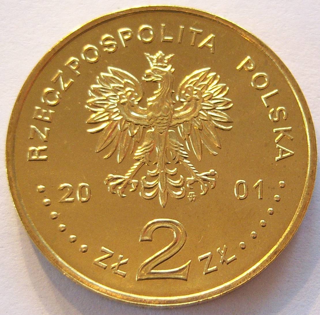  Polen 2 Zloty Zlote 2001 Kopalnia   