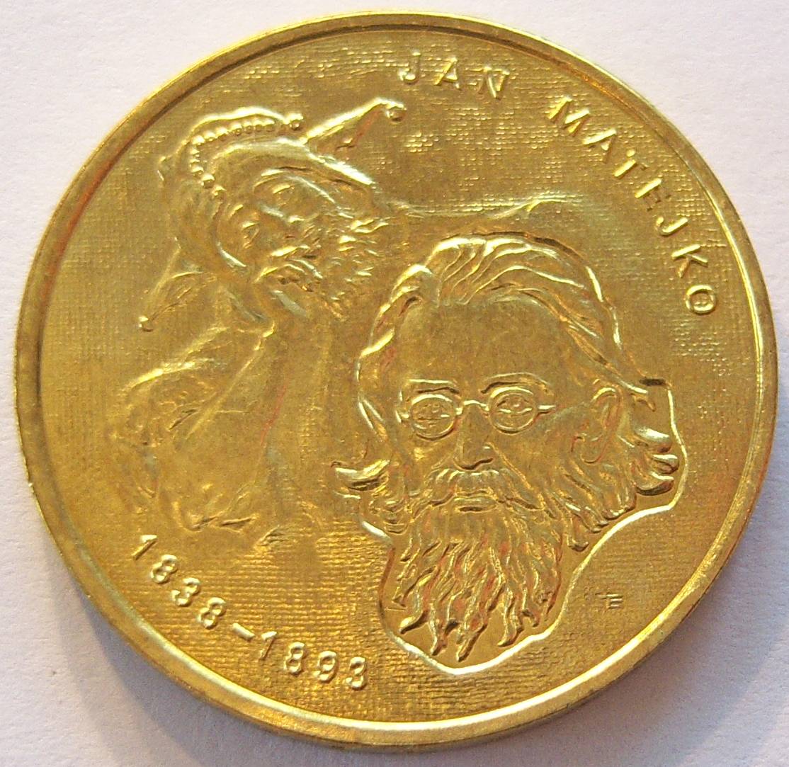  Polen 2 Zloty Zlote 2002 Matejko   