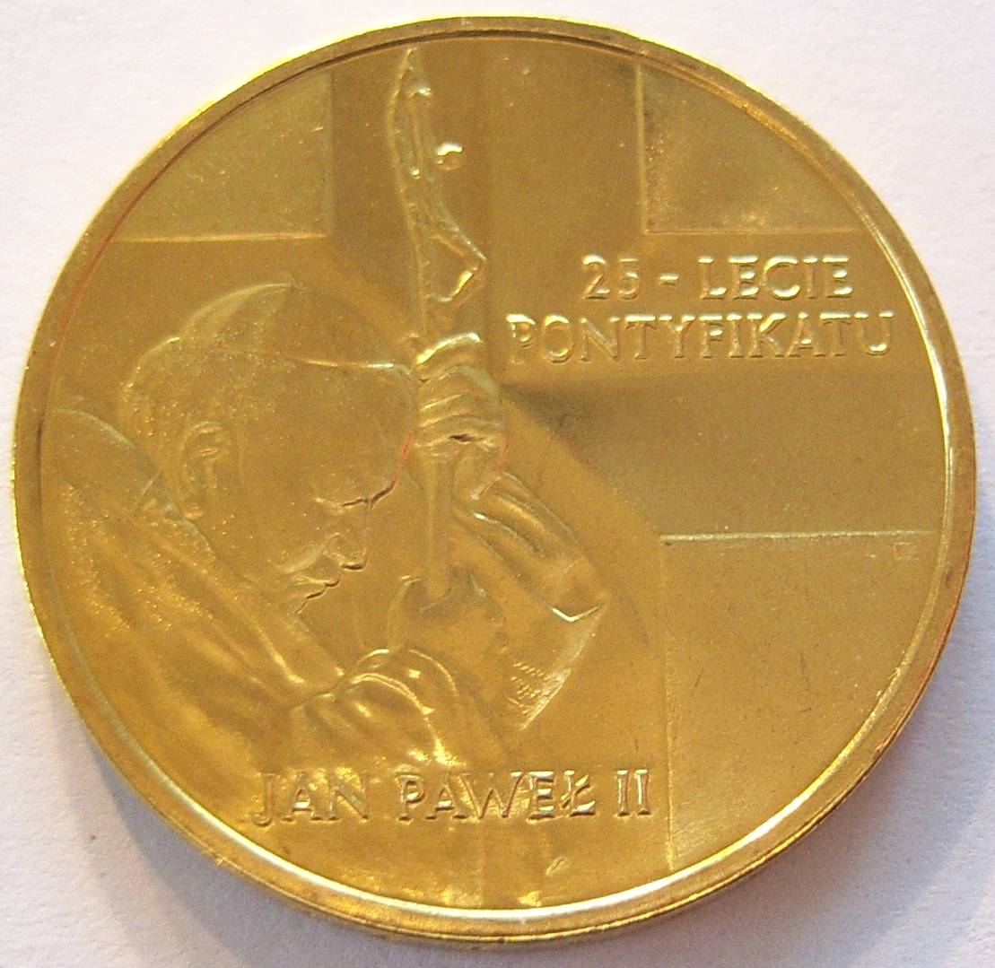  Polen 2 Zloty Zlote 2003 Papst   