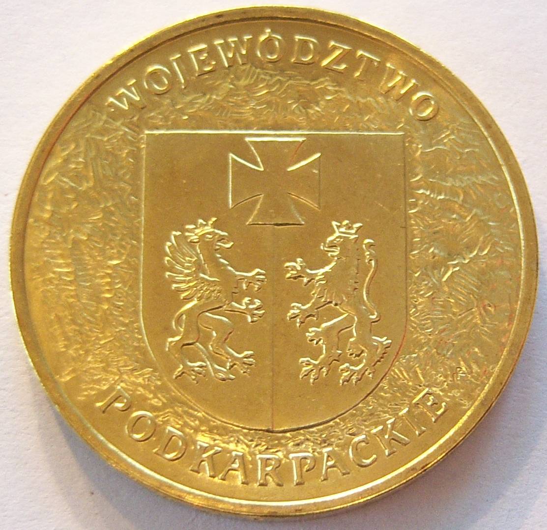  Polen 2 Zloty Zlote 2004 Wojewodztwo Podkarpackie   