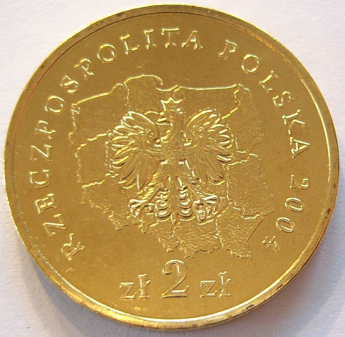  Polen 2 Zloty Zlote 2004 Wojewodztwo Opolskie   