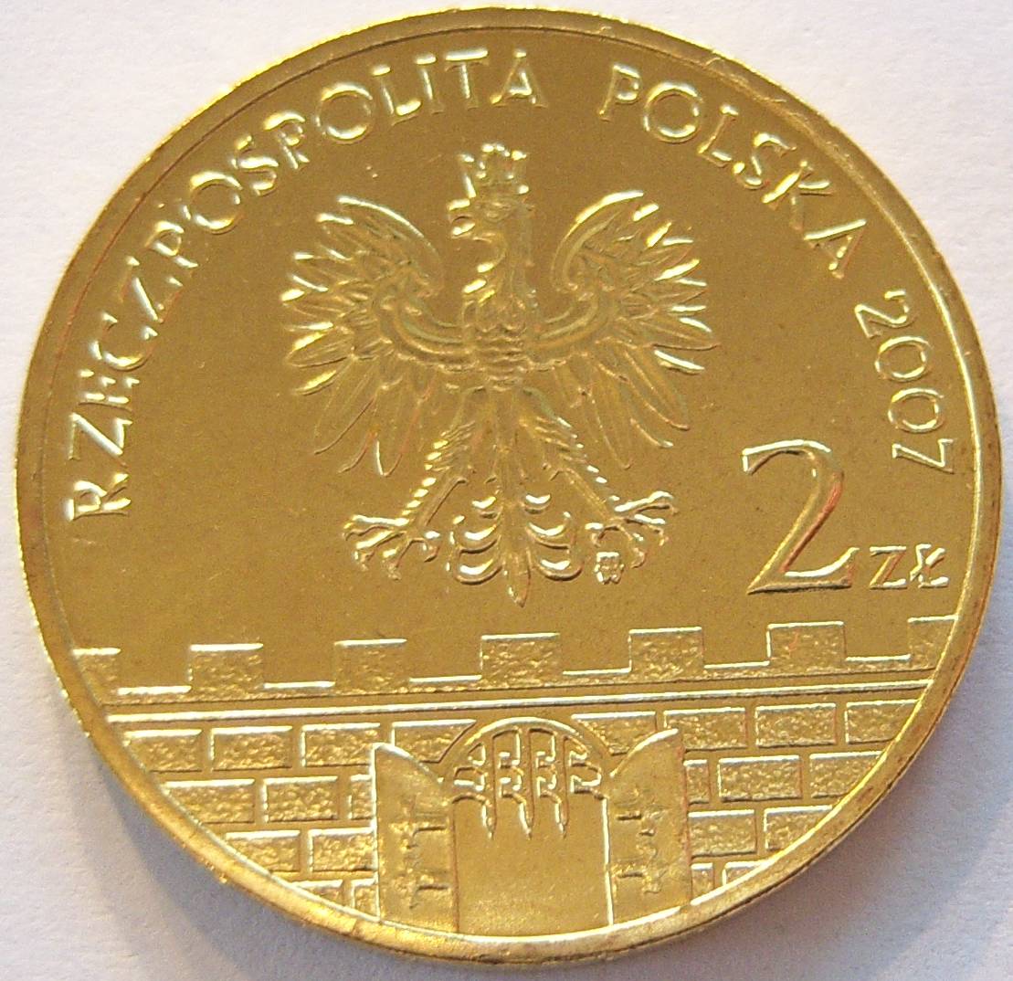  Polen 2 Zloty Zlote 2007 Brzeg   