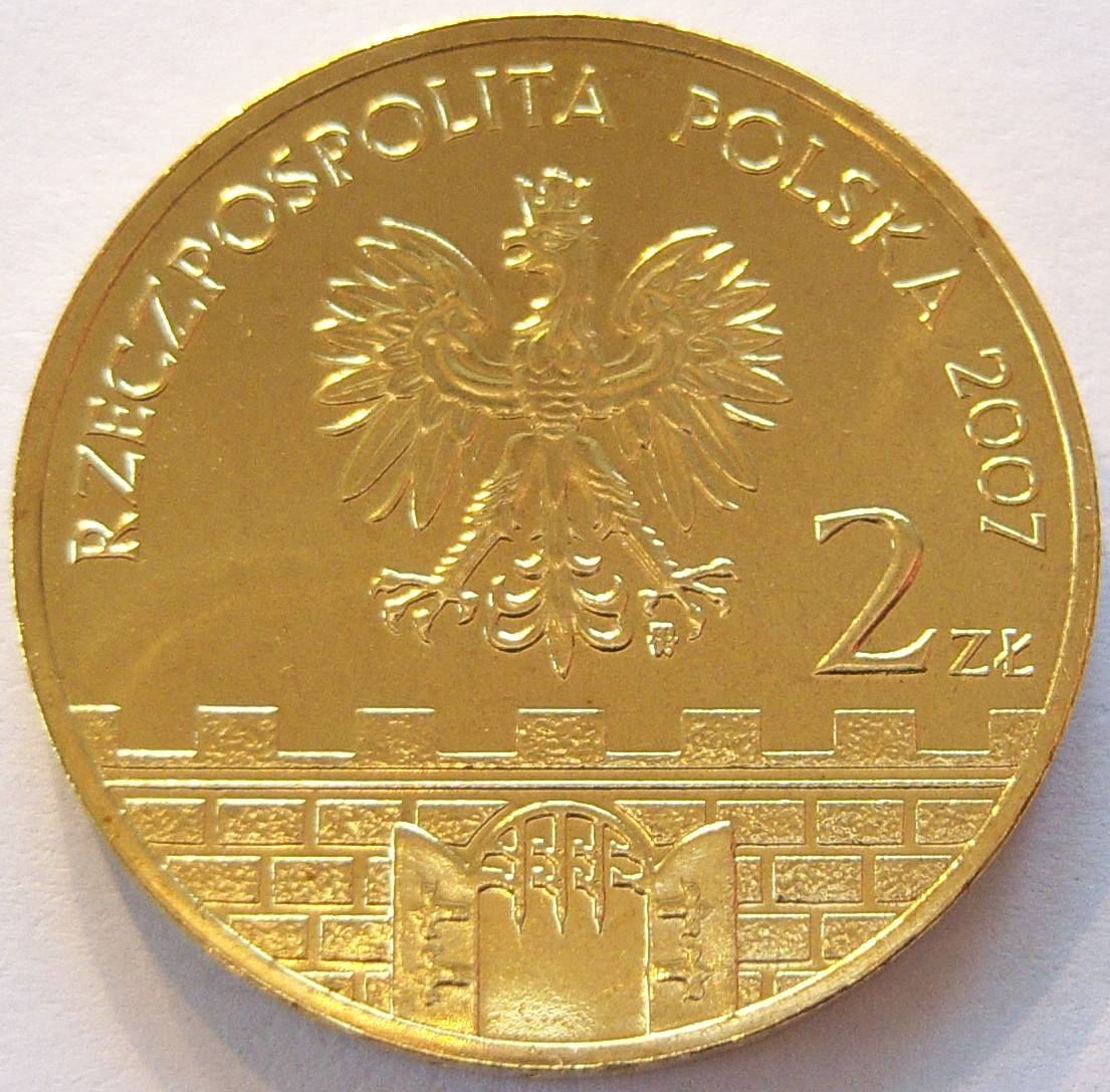  Polen 2 Zloty Zlote 2007 Gorzow Wielkopolski   