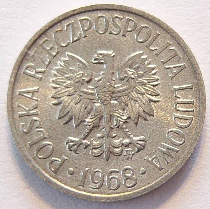  Polen 5 Groszy 1968 Alu Erhaltung !!   