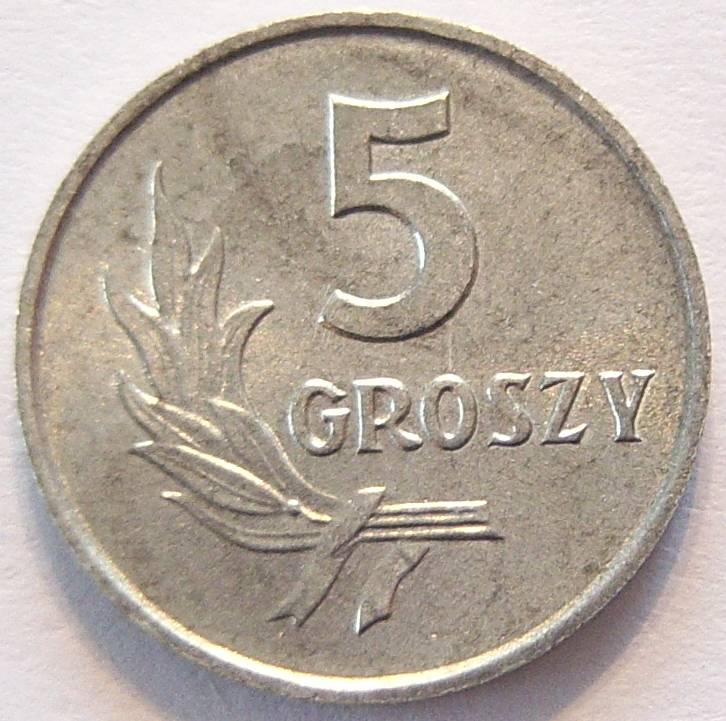  Polen 5 Groszy 1968 Alu Erhaltung !!   