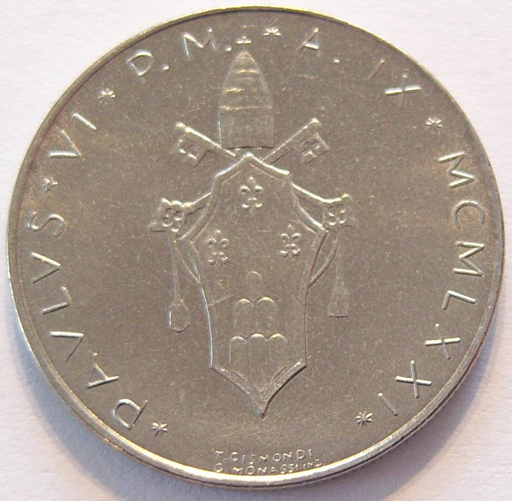  Vatikan 50 Lire 1971   