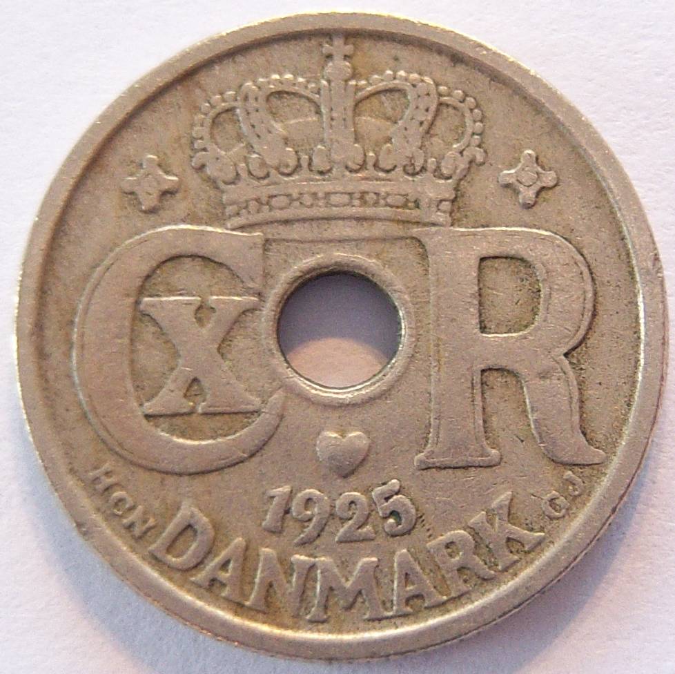  Dänemark 10 Öre 1925   