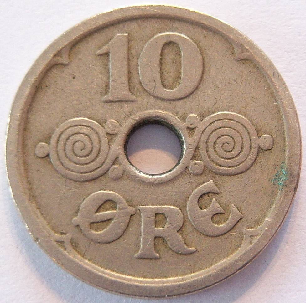  Dänemark 10 Öre 1925   