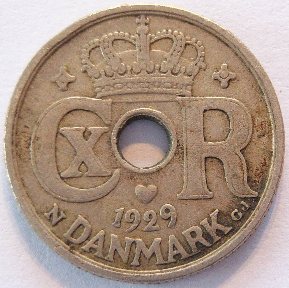  Dänemark 10 Öre 1929   