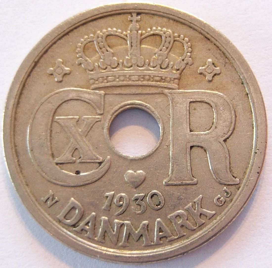  Dänemark 25 Öre 1930   