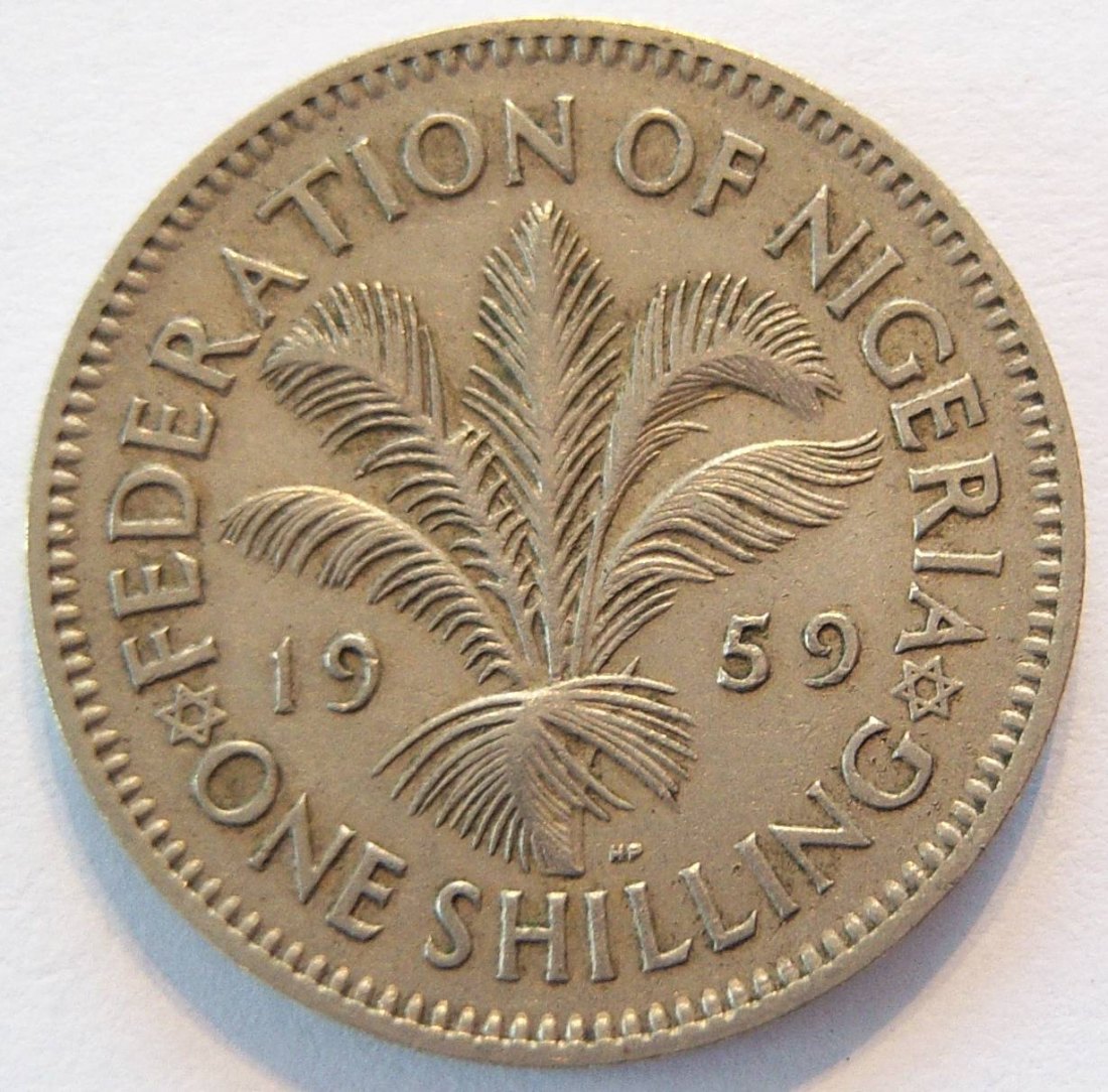  Nigeria 1 One Shilling 1959   