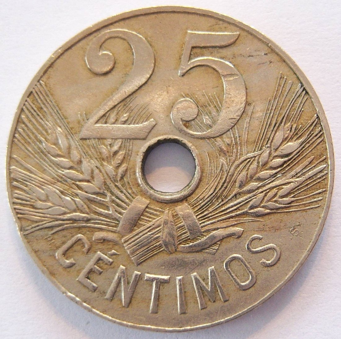  Spanien 25 Centimos 1927   