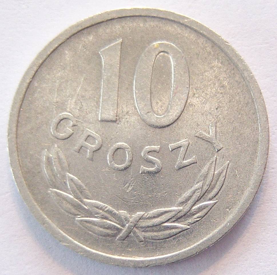  Polen 10 Groszy 1949 Alu   