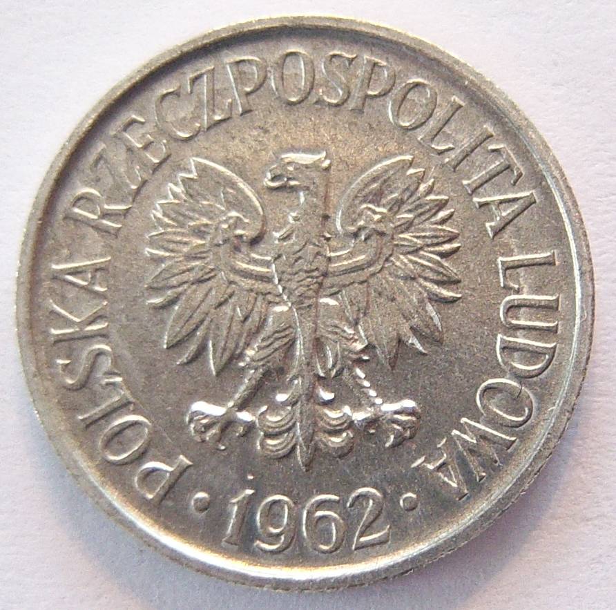  Polen 5 Groszy 1962 Alu   