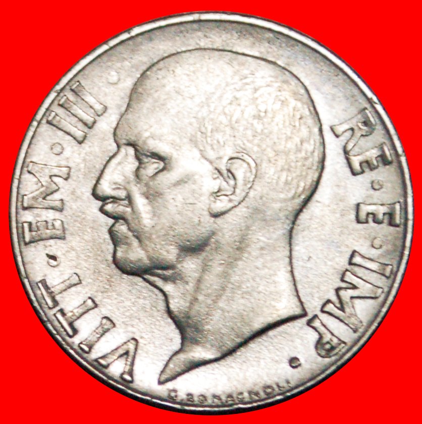 · NOT PLAIN EDGE (1939-1943): ITALY ★ 20 CENTESIMOS 1941R XIX! LOW START ★ NO RESERVE!