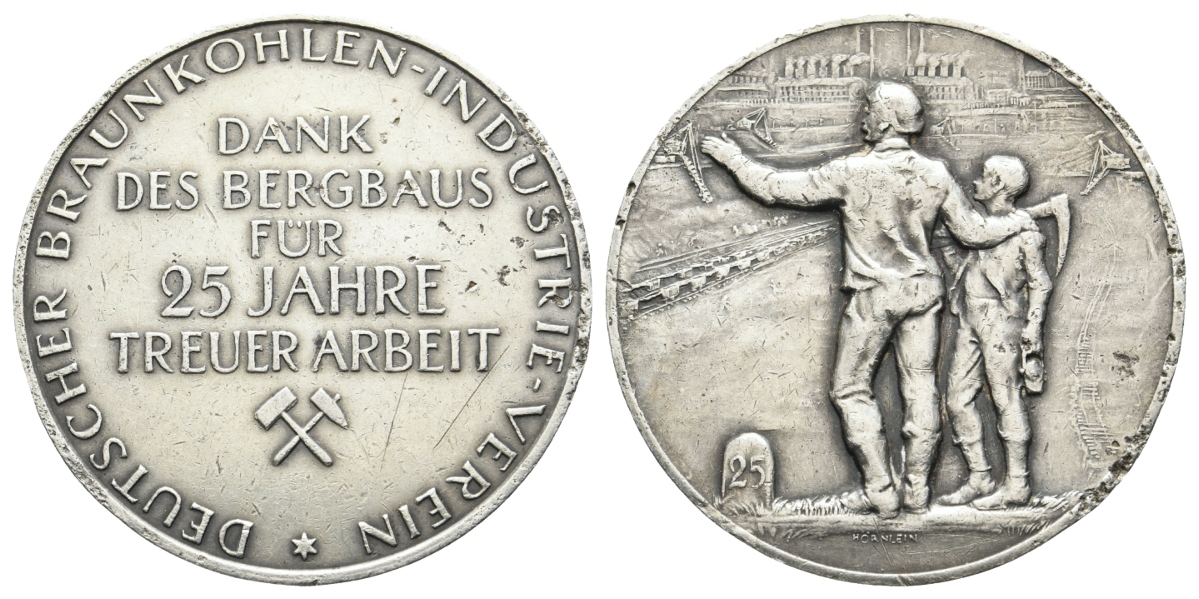  Medaille o.J.; Neusilber, 39,17g, Ø 50 mm   