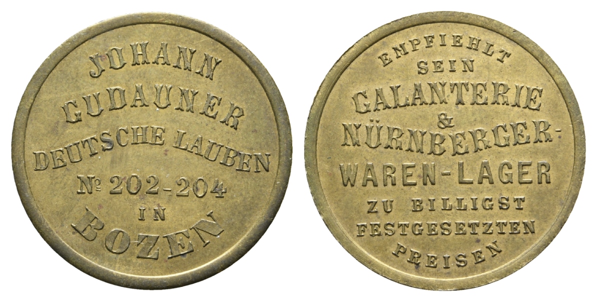  Bozen; Medaille o.J.; Bronze 7,06 g, Ø 28 mm   
