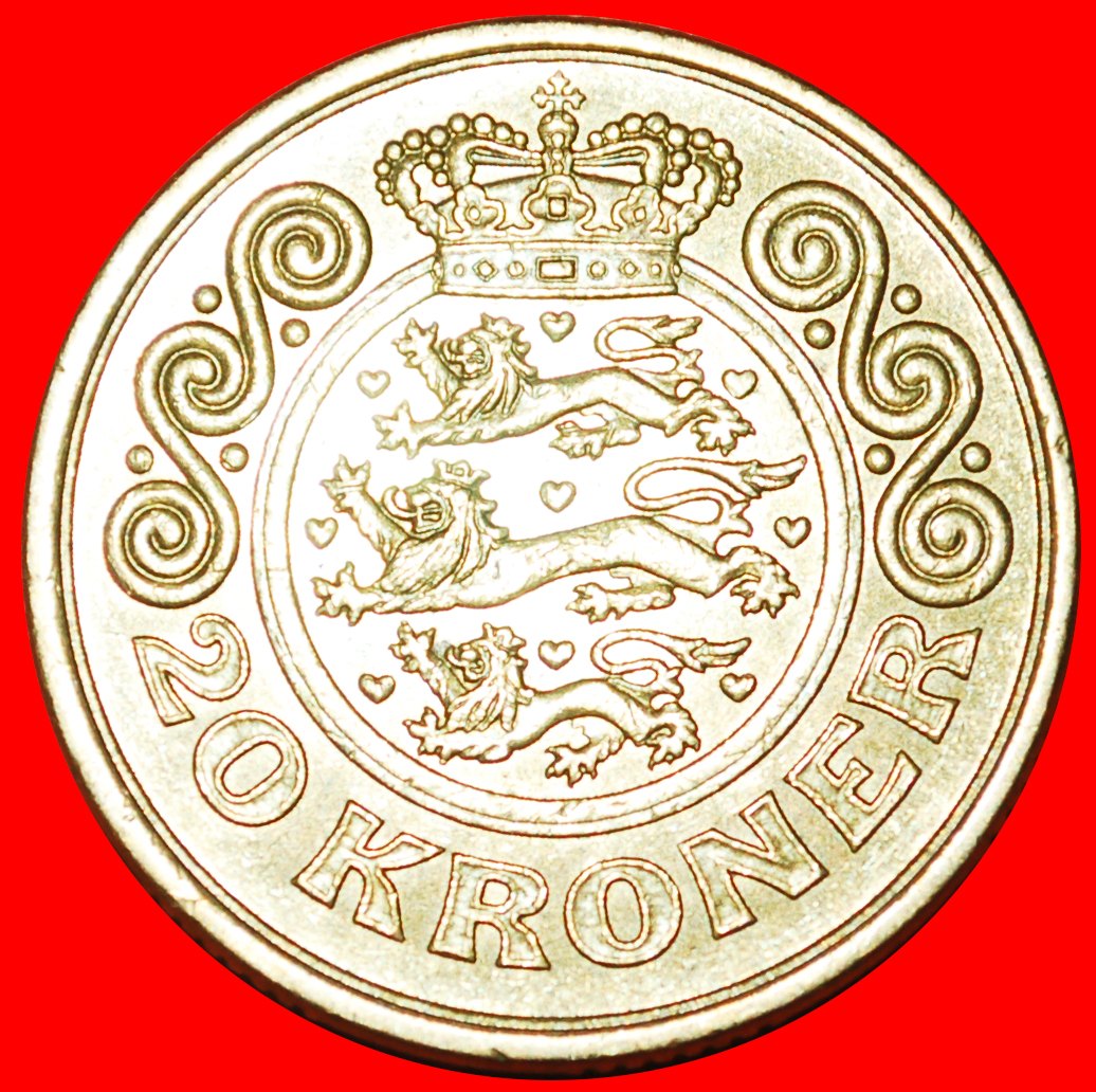  · THE 3rd EFFIGY (1994-1999): DENMARK ★ 20 KRONER 1998 TO BE PUBLISHED! LOW START ★ NO RESERVE!   