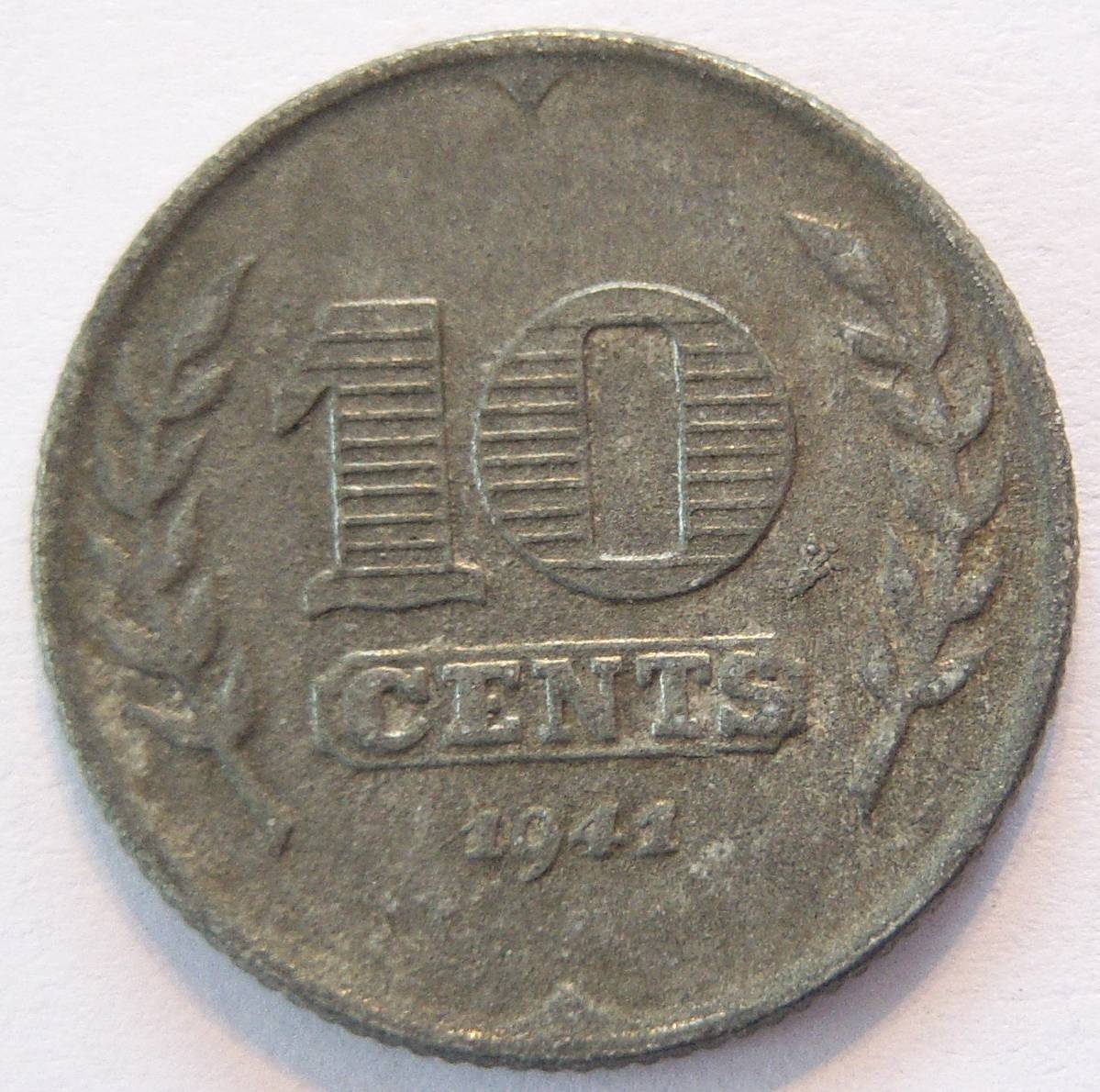  Niederlande 10 Cents 1941 Zink   