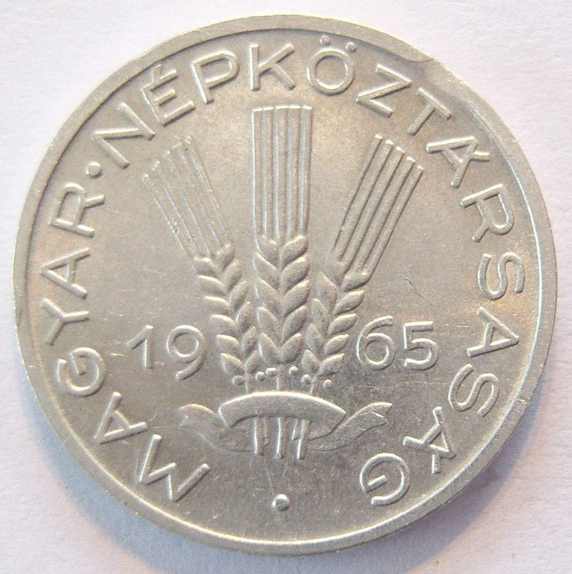  Ungarn 20 Filler 1965   