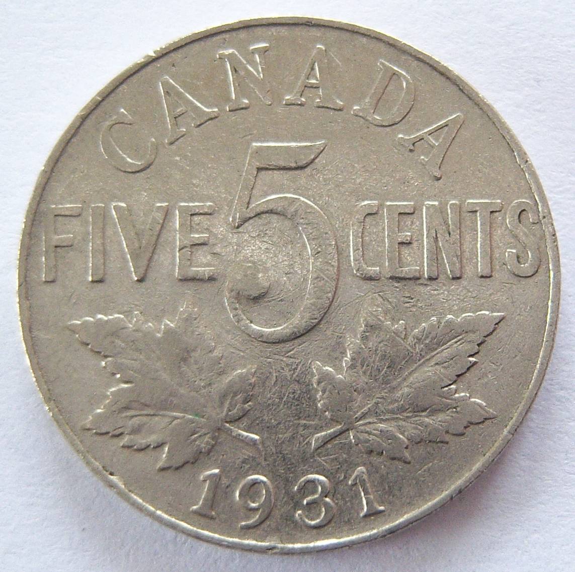  Kanada 5 Cents 1931   