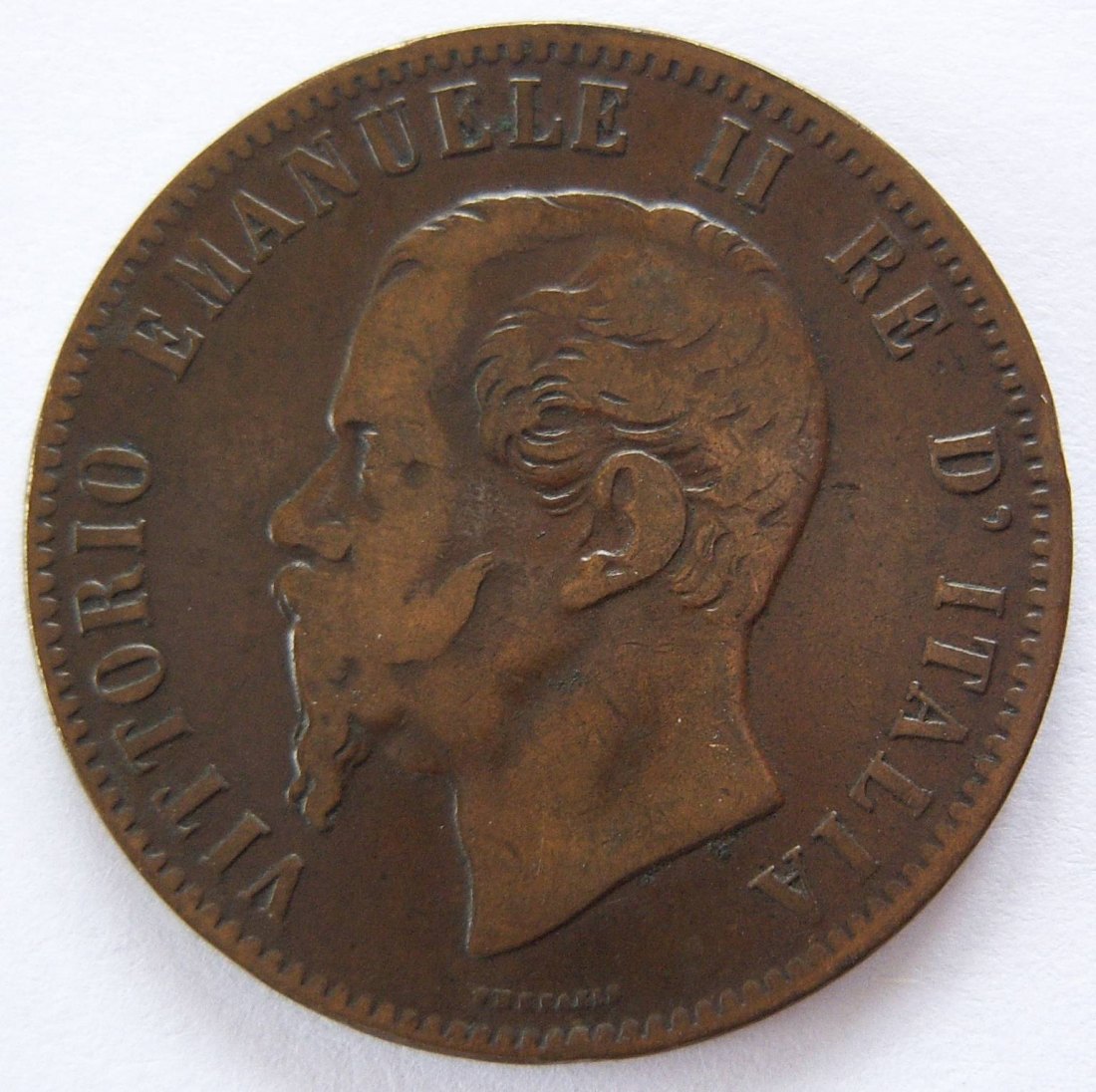  Italien 10 Centesimi 1863   