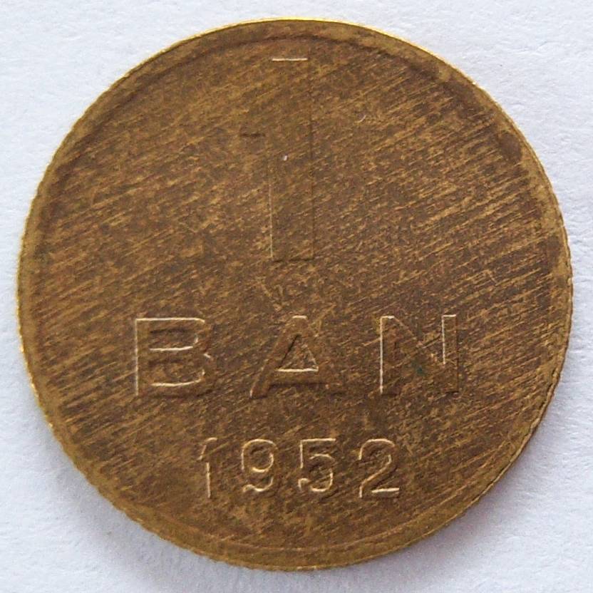  RUMÄNIEN ROMANIA 1 Ban 1952   