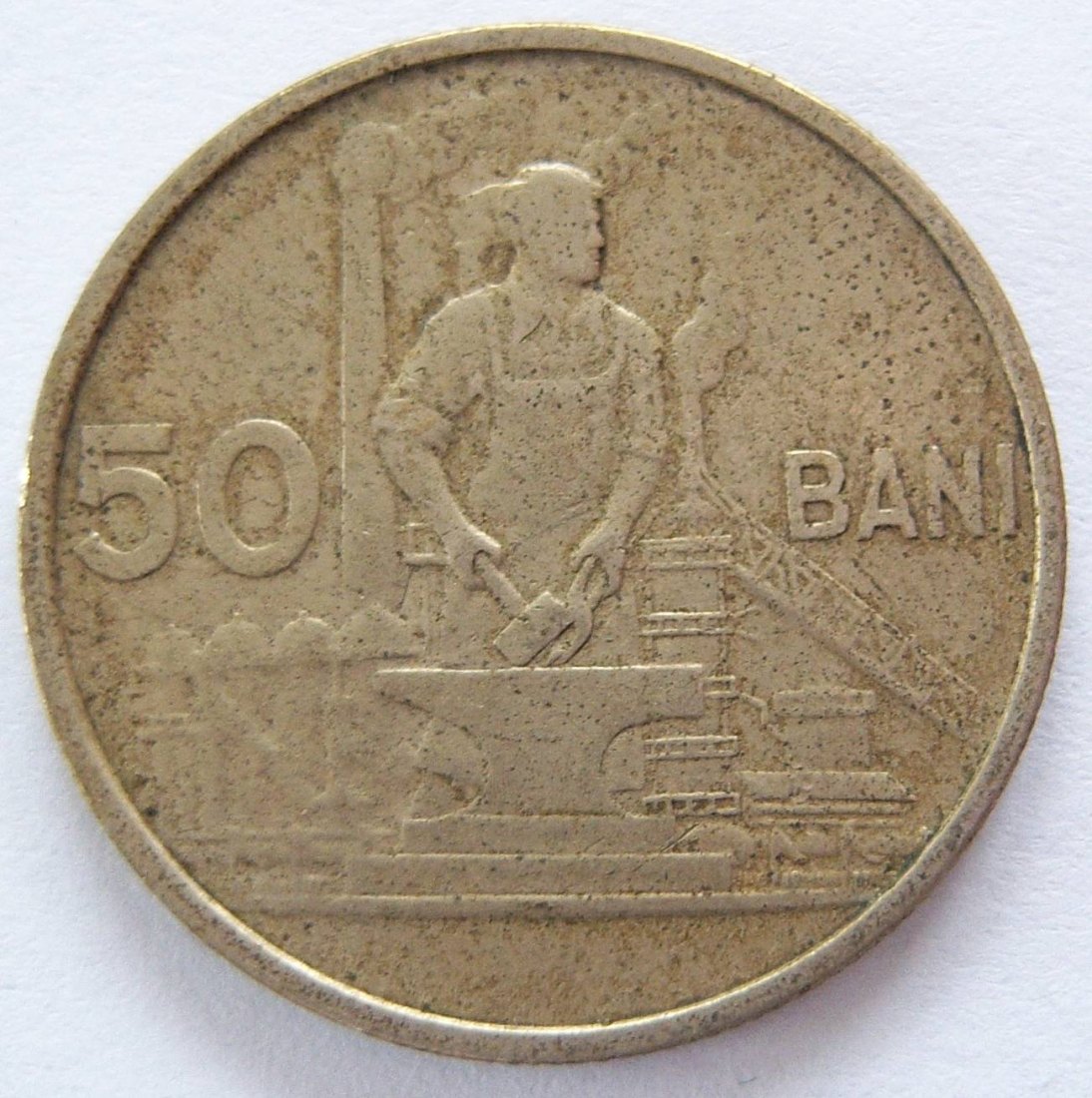  RUMÄNIEN ROMANIA 50 Bani 1955   