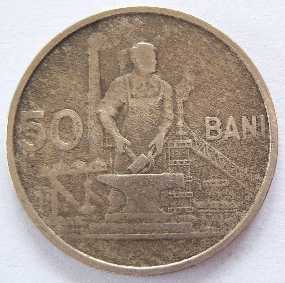  RUMÄNIEN ROMANIA 50 Bani 1955   