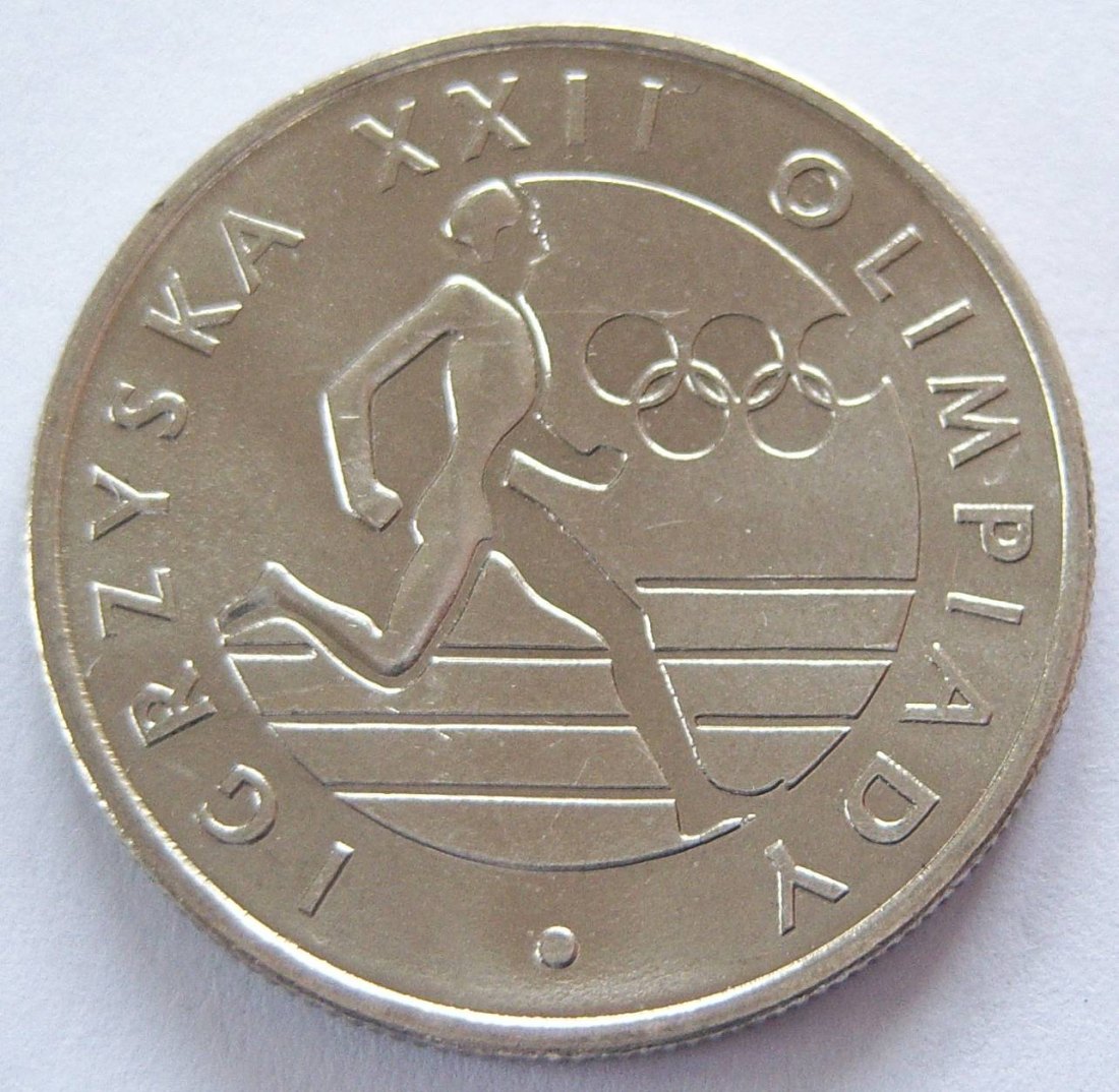  Polen 20 Zloty 1980 Olympiade Moskau   