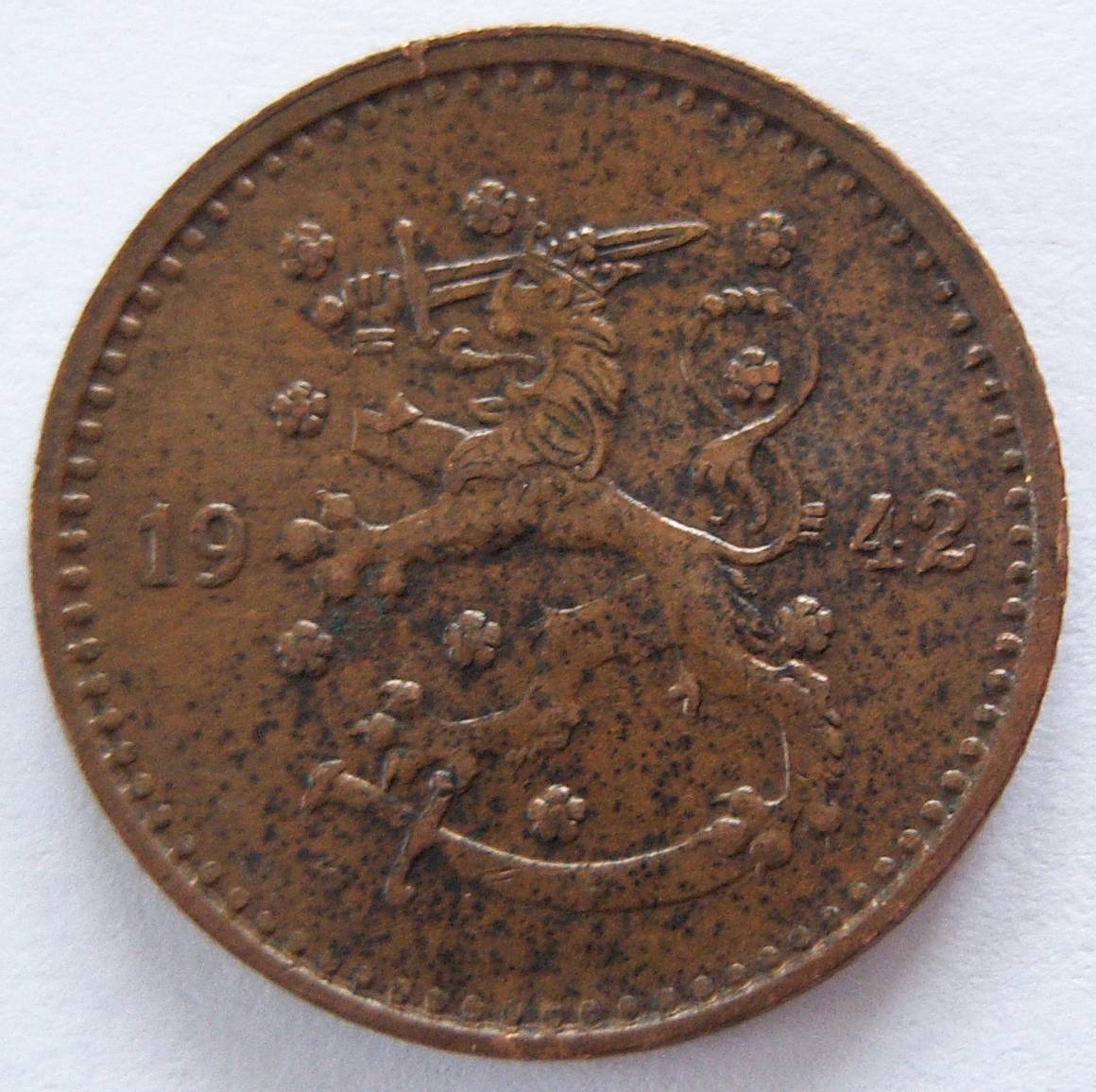  Finnland 1 Markka 1942   