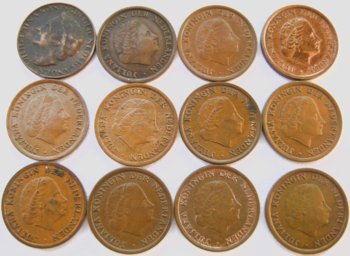  Niederlande 1 Cent 1948-1969   