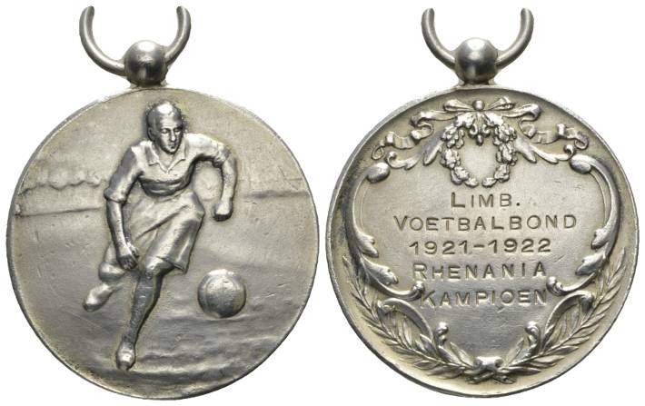  Niederlande; tragbare Silbermedaille 1922; 24,39 g, Ø 41 mm   