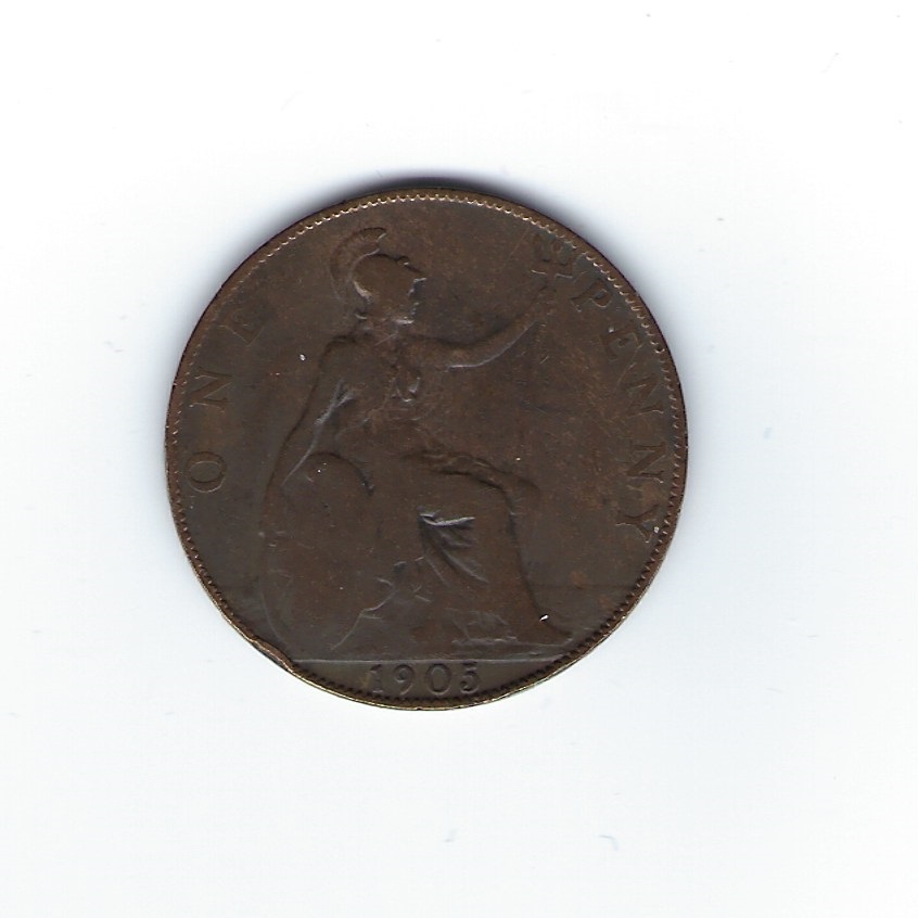  Großbritannien 1 Penny 1905   