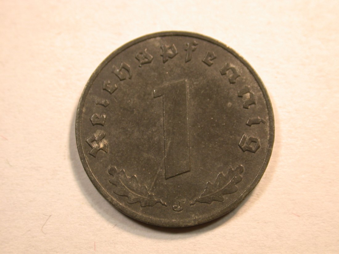 D13 3.Reich 1 Pfennig 1941 J in ss-vz/f.vz Originalbilder