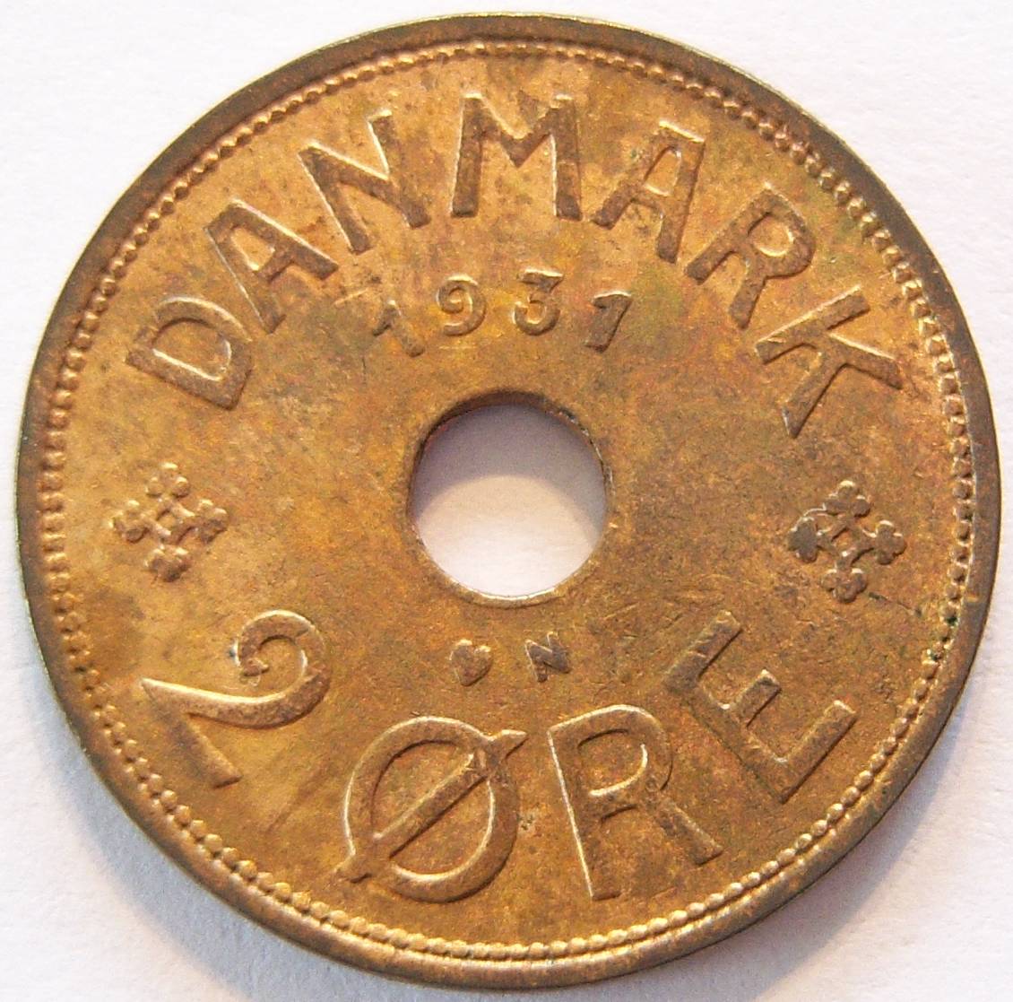  Dänemark 2 Öre 1931   