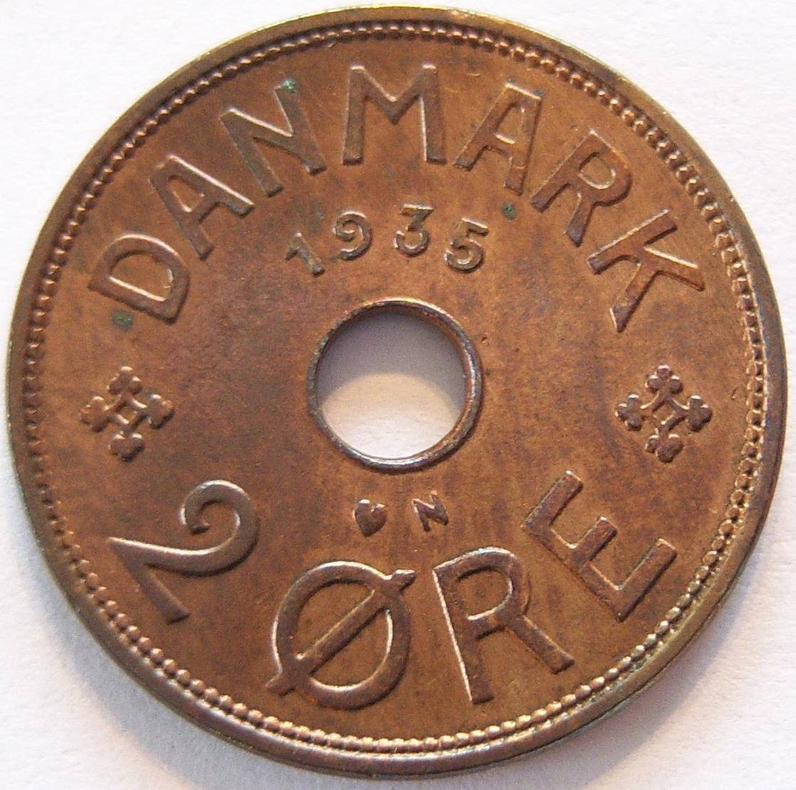  Dänemark 2 Öre 1935   