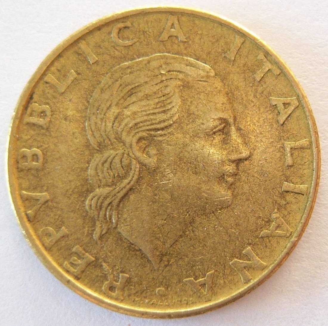  Italien 200 Lire 1977 besseres Jahr   