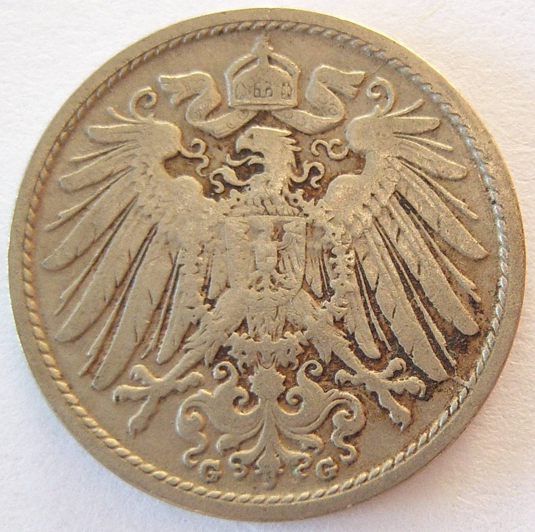  Deutsches Reich 10 Pfennig 1906 G   