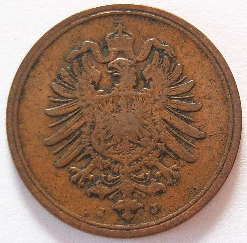  Deutsches Reich 1 Pfennig 1889 J   