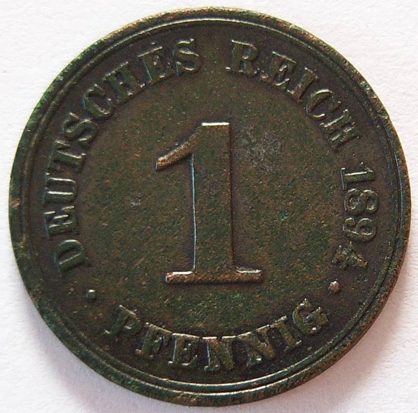  Deutsches Reich 1 Pfennig 1894 A   