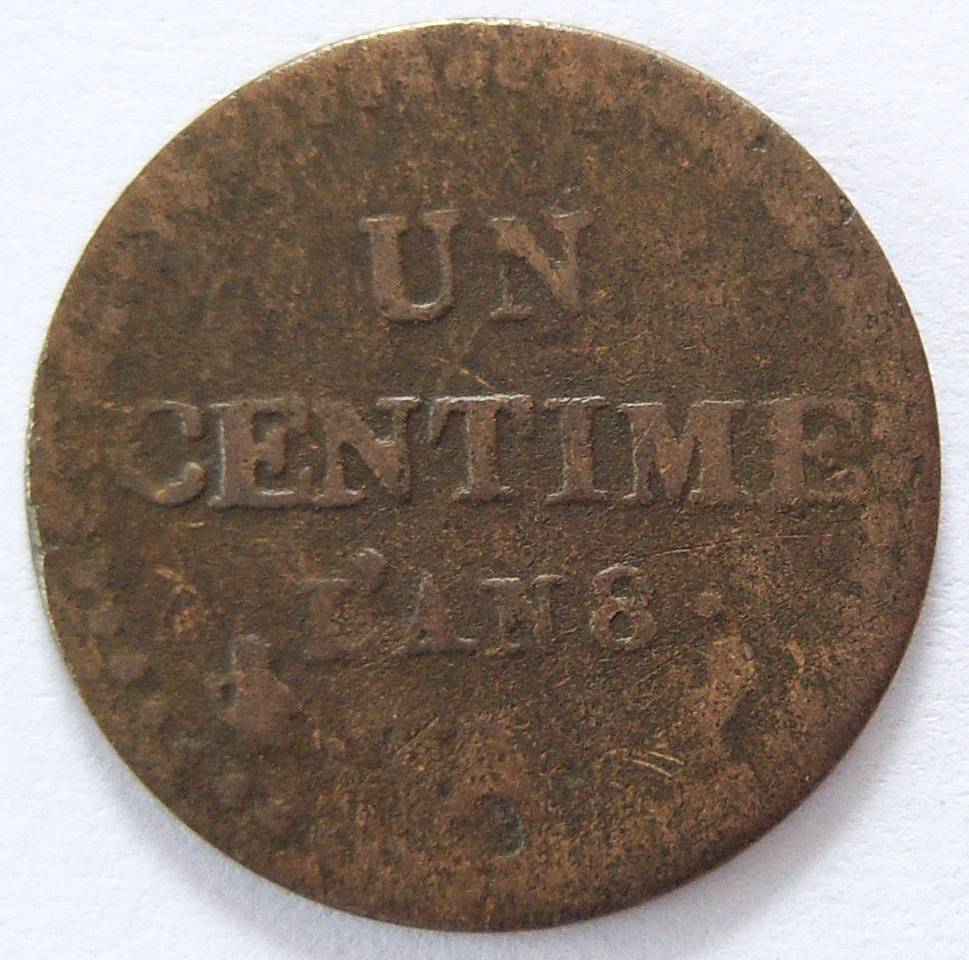  Frankreich 1 Un Centime L'AN 8 A SEHR SELTEN !!   