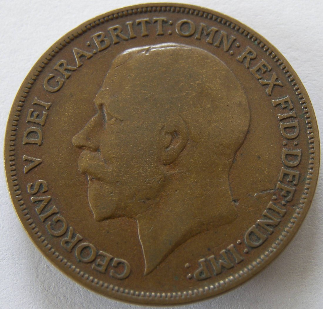 Grossbritannien One 1 Penny 1914   