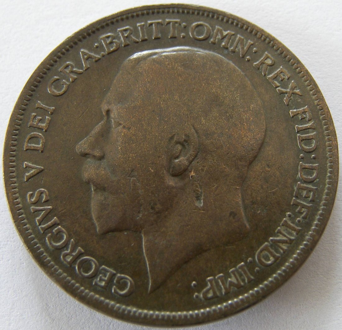  Grossbritannien One 1 Penny 1917   