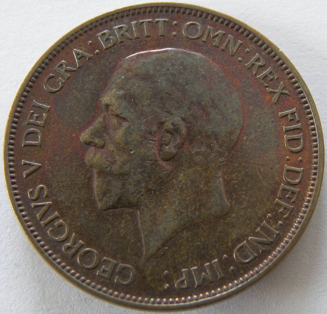  Grossbritannien One 1 Penny 1934   