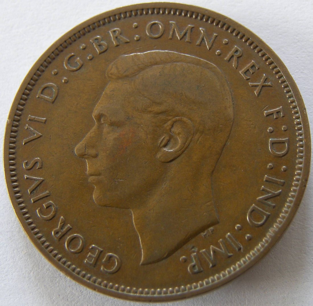  Grossbritannien One 1 Penny 1940   