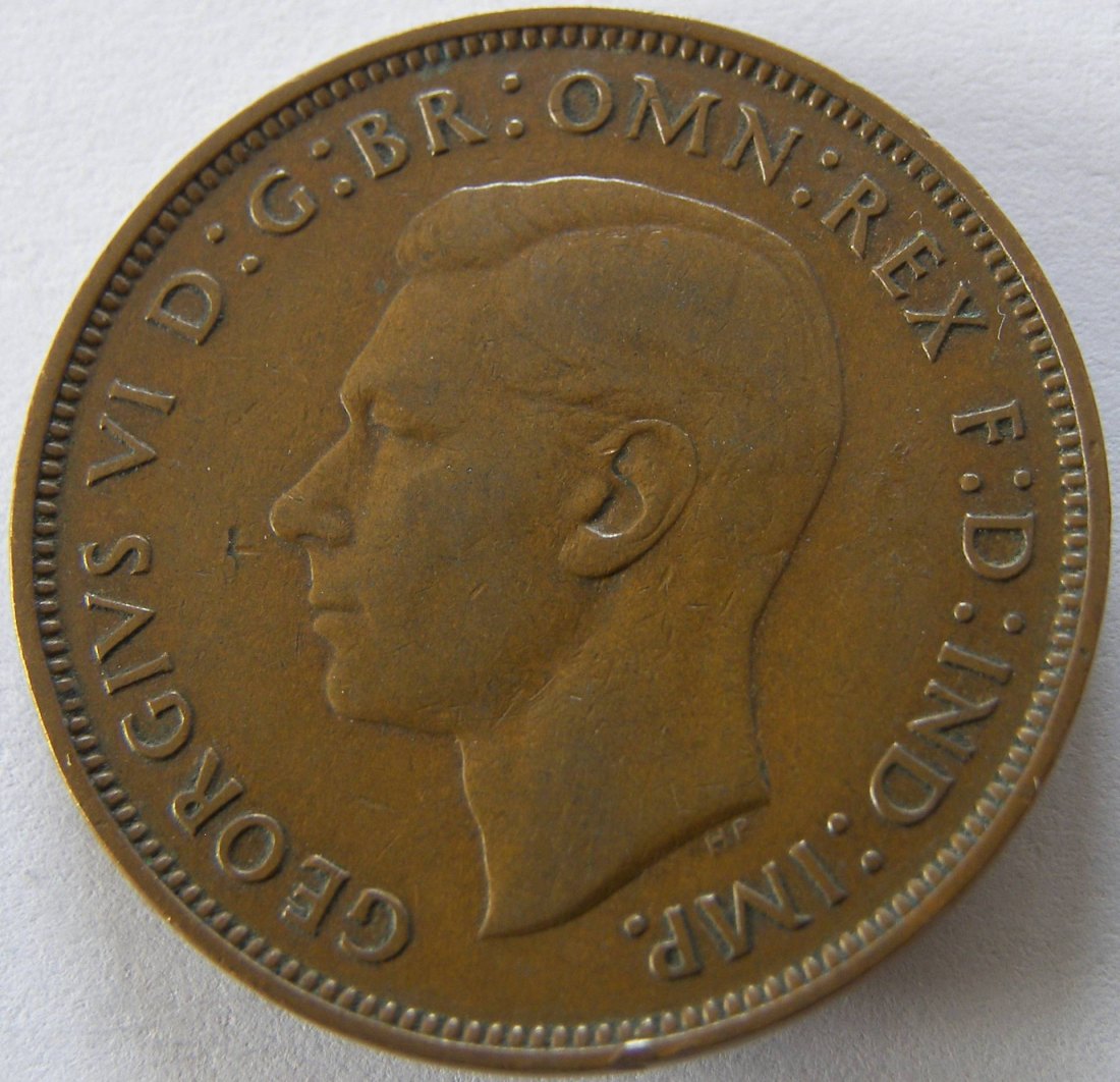  Grossbritannien One 1 Penny 1946   