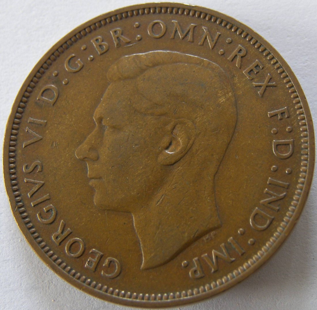  Grossbritannien One 1 Penny 1948   